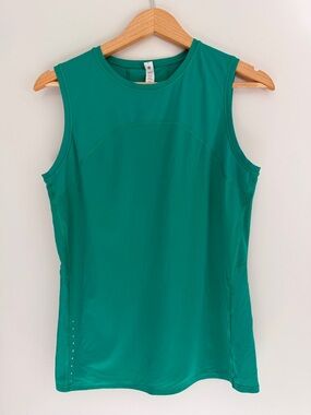 lululemon athletica Green Performance Sleeveless Tank